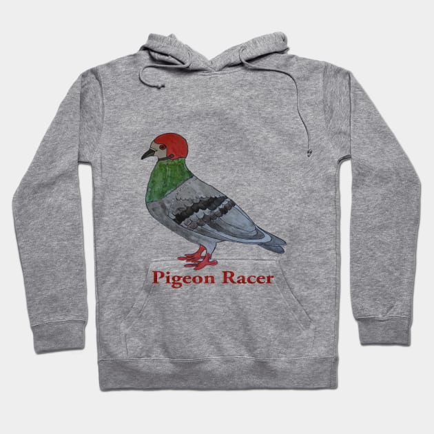 Pigeon Racer Hoodie by ABY_Creative